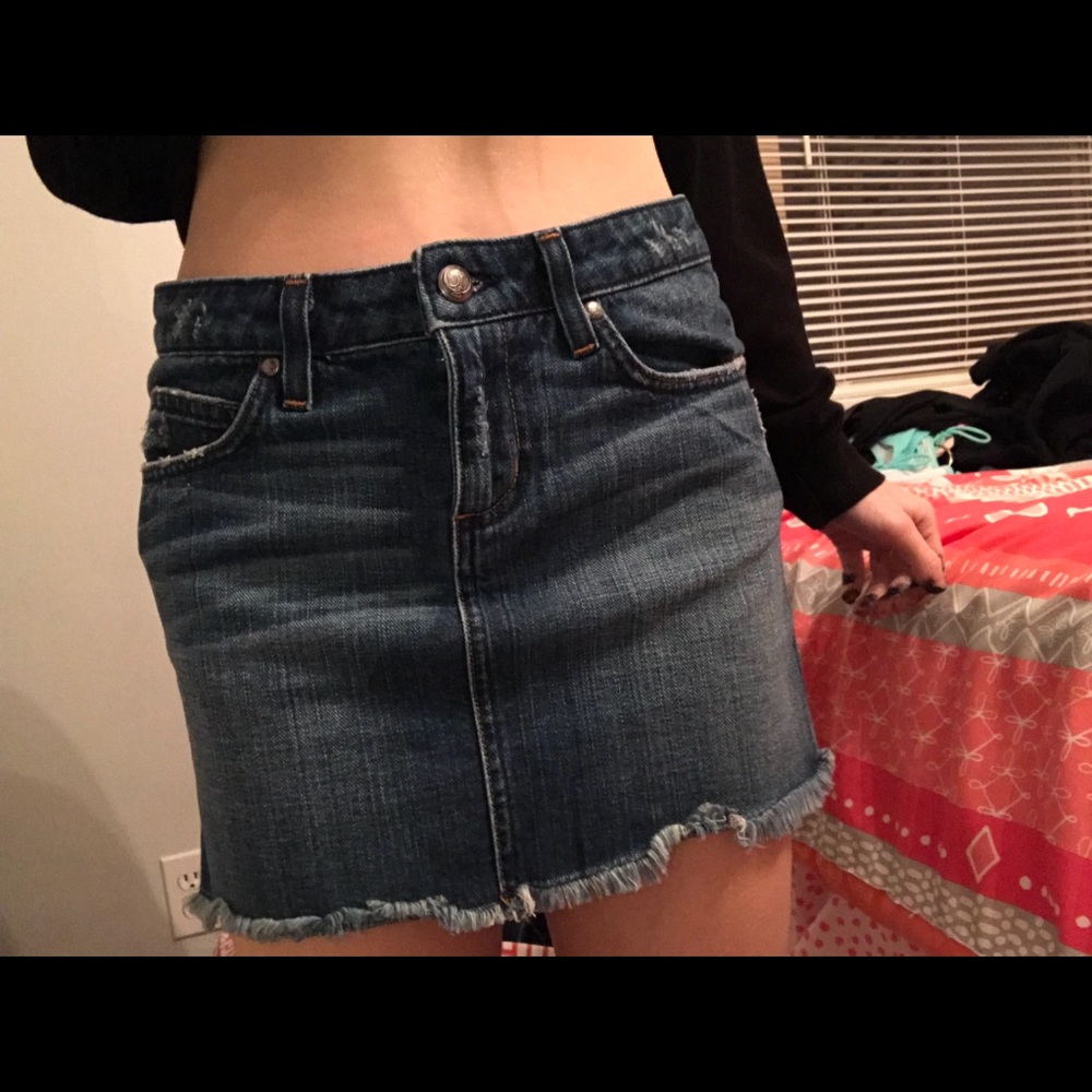 Juicy couture jean skirt size 24 w
